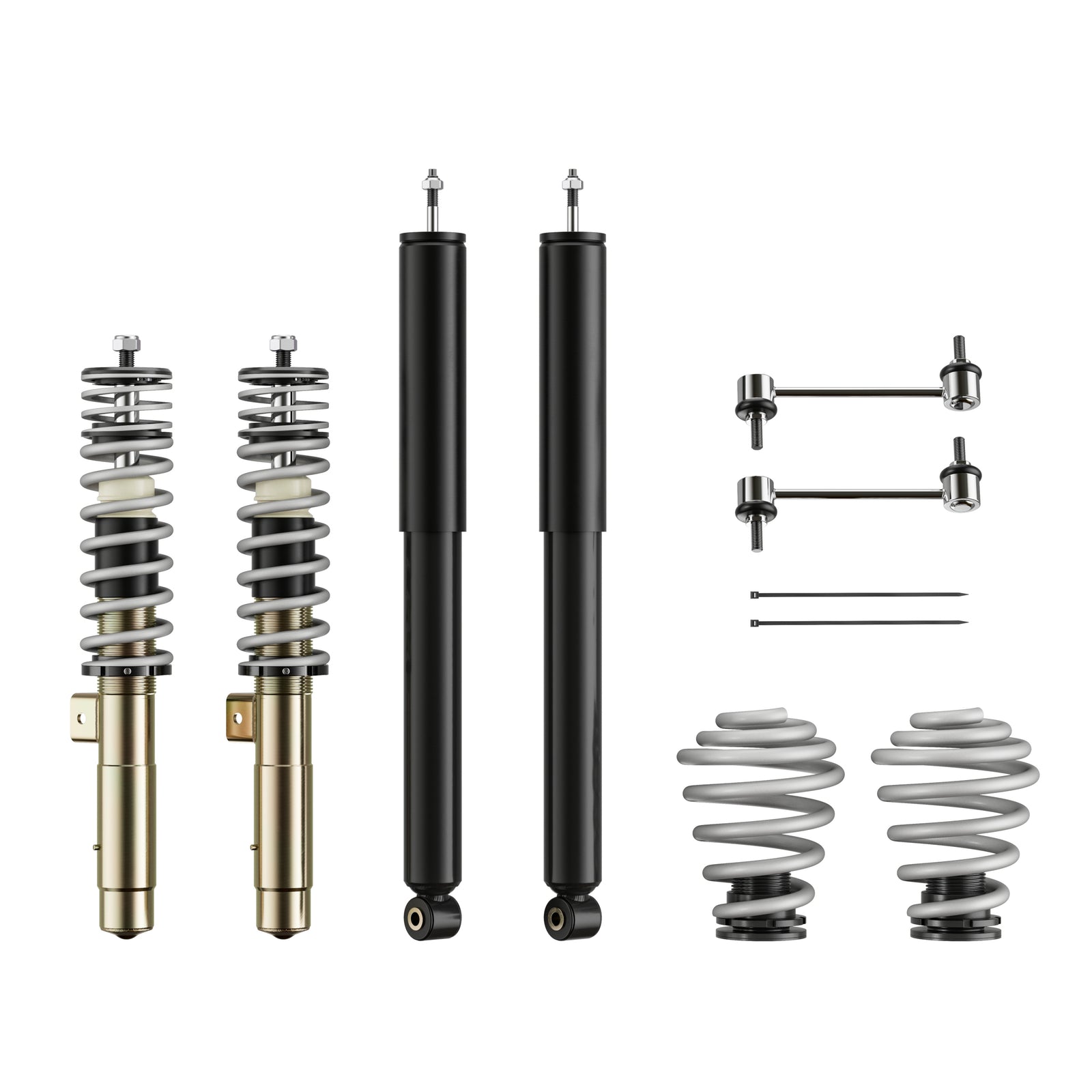 DTS Gewindefahrwerk BMW  3er (E46), (346L, 346C, 346R) Limousine, Touring, Coupé, Cabrio ohne M3   | 30-70  / 30-50
