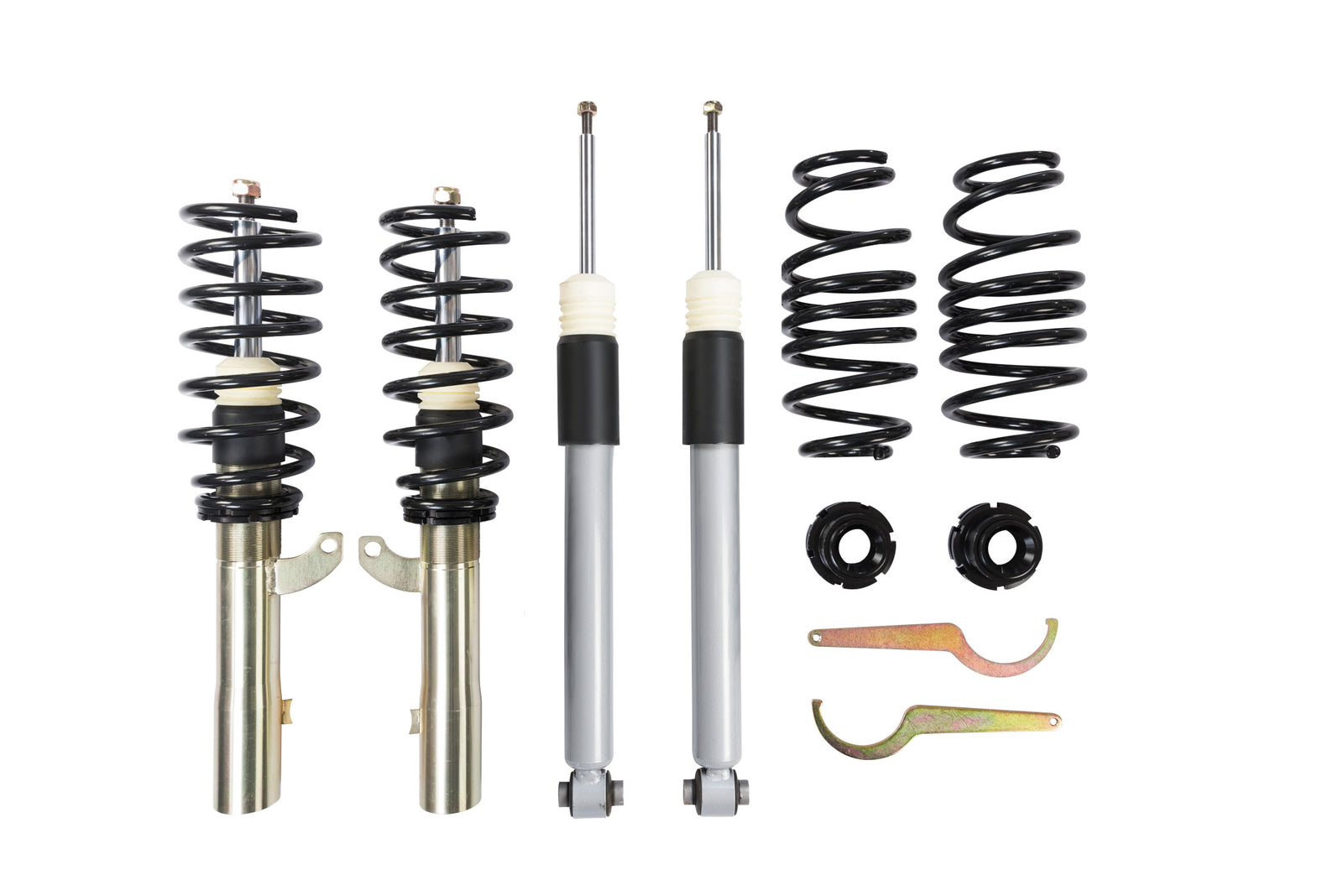 DTS Gewindefahrwerk Seat  Leon (5F) Limousine Frontantrieb mit Mehrlenker-HA (VA Federbein Ø 55mm)   | 35-65  / 35-65