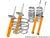 COMP Sportfahrwerk SKODA Octavia 4x4 Limo 5E  Federbein VA 50mm 12.12- | VA:25 HA: 20